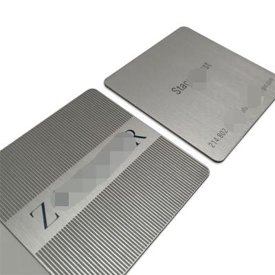 China Custom Industry Metal Card Signs Oxidation Screen Etching Laser Cutting Stainless Steel Hardware Processing for sale