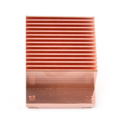 China Industrial Pure Copper Red Aluminum Radiation Fins Pure Copper Equipment Manufacturer Various Styles Can Be Used To Make Heat Sink Radiating Parts for sale