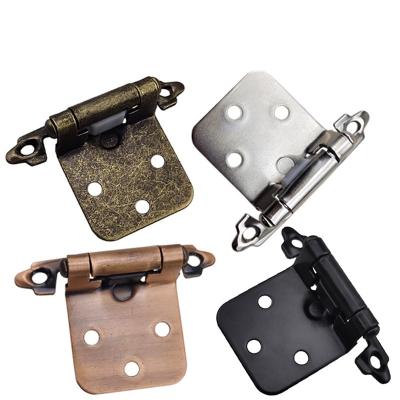 China Modern Spring Butt Hinge Stain Supply Right American Cabinet Hinge ArmSelf Closing Embedded Hinge for sale