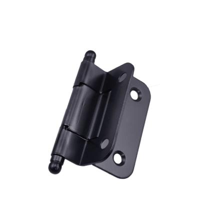 China Wholesale Modern 51 Cm Long Clip 6 Panel Four Fold Hinge Black Female Bent Hinge Special Shaped Bending Hinge for sale