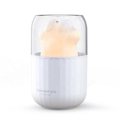 China Innovative Design Water Mist Humidifier Cat Car Claw Night Light Warm Mist Moisturize Skin Diffuser for sale