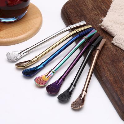 China ZOGIFTS Disposable Stainless Steel Universal Metal Straw Gold Drinking Straws Reusable Drinking For Kids for sale