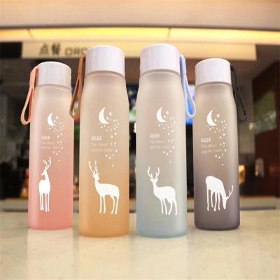 China ZOGIFTS Gift Shops Kids Viable Modern Motivational Water Bottle With Straw And Time Marker for sale