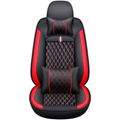 China Universal Car Durable Luxury Ice Silk Car Seat Cover 5d Leather Full Seat Covers Car Seat Covers/Seat Cover for sale