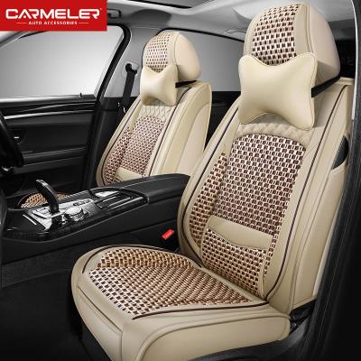 China Universal Durable Car Leather Car Seat Cover Full Set Protector Cushion Automobiles Car Seat Cover Set/Seat Cover for sale