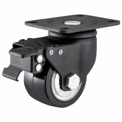 China Hot Sale Eco-friendly Rubber Casters Industrial Heavy Duty High Quality Wheel Swivel Casters With Ball Bearings for sale