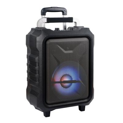 China High Quality Portable Wireless Sound System Blue Tooth Factory Price Outdoor Trolley Speaker with LED Lights for sale