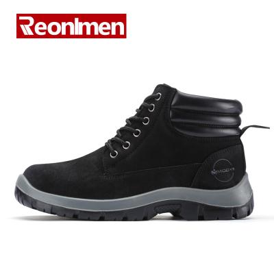 China 2018 Factory Factory OEM Steel Men's Boots, High Quality Anti-Puncture Ankle Industrial Work Brand LARNMERN High Toe Cap Safety Steel Shoes for sale