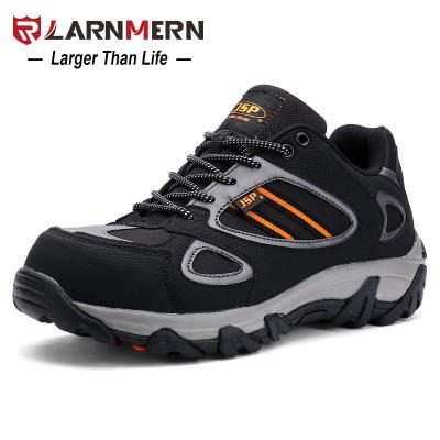 China LARNMERN Men Steel Toe Safety Work Shoes Casual Sneaker Breathable Outdoor Boots Puncture Proof Protective Shoes for sale