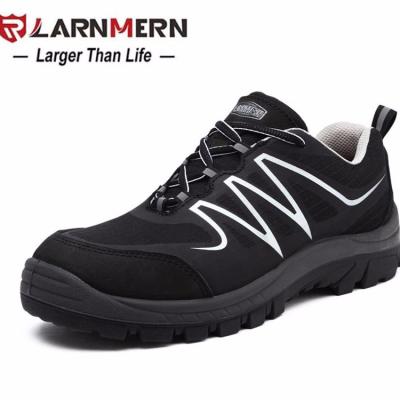 China LARNMERN Steel Toe Men's Steel Toe Cap Work Safety Shoes Boots Shoes Breathable Outdoor Lightweight Anti-sting for sale