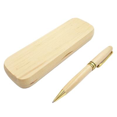 China office & Bamboo Ball Pen Custom Eco-Friendly Wood Ballpoint Pen With Logo School Pen 2021 Best Luxury Gifts for sale