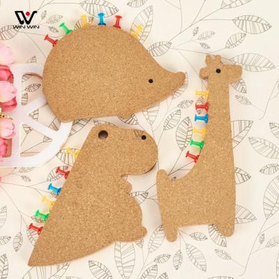 China Custom Cute Animal Kitchen Fridge Magnets Cork Refrigerator Stickers For Household for sale