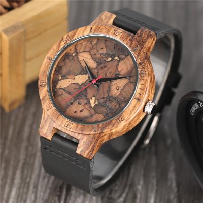 China Custom Logo Luxury Brand Waterproof Wood Men Women Japan Analog Quartz Wooden Watch Waterproof Watch for sale