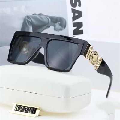 China Famous Fashion Sunglasses Brand Designer Shades Metal Round Frame Polarized Sunglasses For Men And Women for sale