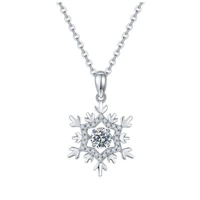 China Europe and America Famous Sterling Silver 925 Necklace Layered Cross Necklace Moissanite Cubic Necklaces for Women for sale