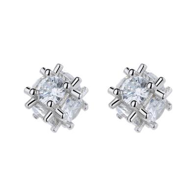 China Fashionable Europe and America hot stone earrings 925 silver jewelry earrings wholesale 925 silver earring for sale