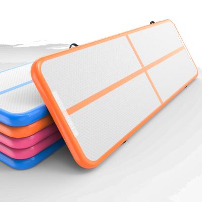 China For Guangzhou Airtrack Mat Gymnastics Customize Exercise Air Track Rolling Floor Mat Inflatable Yoga Mat GYM Equipment for sale