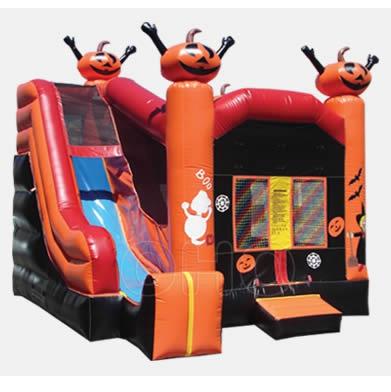 China Cheap Halloween Parks China Inflatable Bouncer Slide Inflatable Bounce House for sale