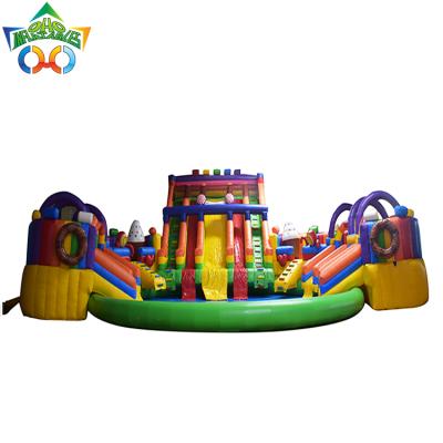 China Cheap Commercial Water Fun Equipment Inflatable Water Park Games For Adults for sale