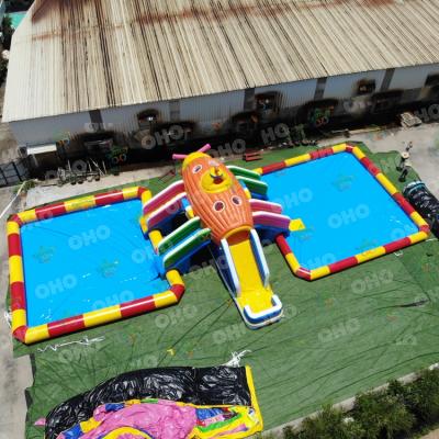 China Amusement Park Waterproof Inflatable Design Large Inflatable Submersible Water Park for sale