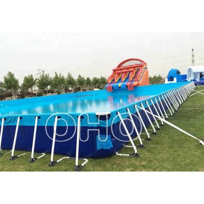 China Fire Resistance Removable Pool Above Water Park Ground Pool Swimming Training Pool for sale