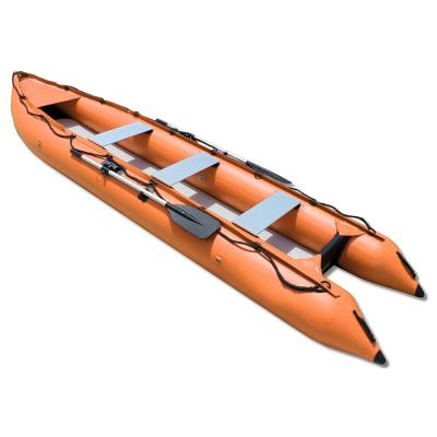 China 4 fins for improved tracking; Upgraded Heavy Duty PVC Kaboat Challenger Heytex Inflatable Boat Raft Series For Outdoor Expedition for sale