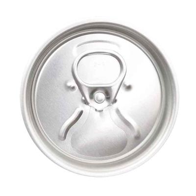 China Easy Open Top Kid Safe Aluminum Lid Maker 202RPT Eoe Round Cap For Food Box Packaging for sale