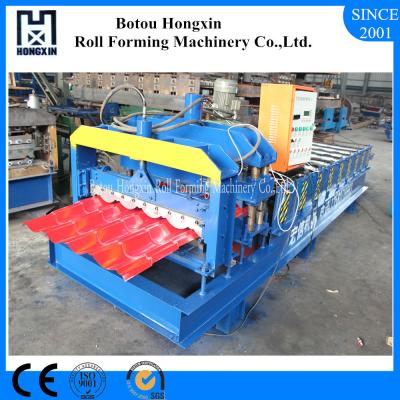 China 11 Rows Metal Roof Forming Machine 3 - 4m / Min Working Speed Hydraulic Cutting for sale