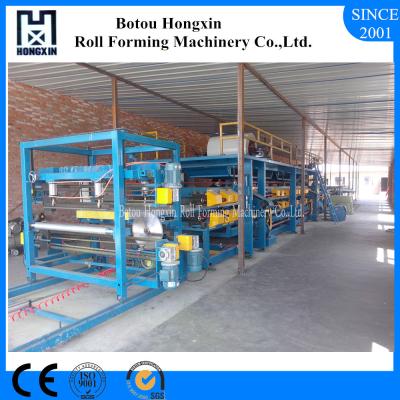 China Aluminium Plate Sandwich Panel Production Line For Roofing 70mm Dia Roller for sale