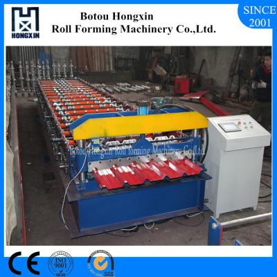 China Panel Roof Roll Forming Machine With Manual Cutter Smooth Roof Surface for sale