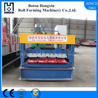 China CE Automatic Roof Roll Forming Machine For Wall Panel 0.3 - 0.8mm Thickness for sale