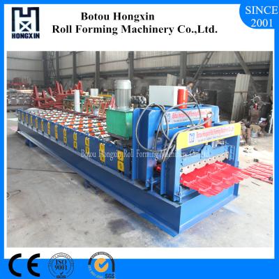 China Glazed Tile Roofing Sheet Making Machine , High Performance Metal Roofing Machine for sale