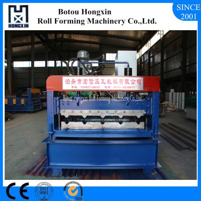 China 70mm Roller Corrugated Roof Sheeting Machine , Corrugated Sheet Making Machine for sale