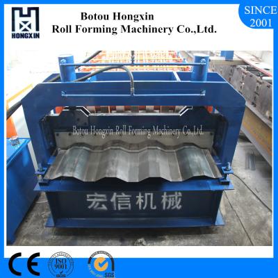 China Aluminum Plate Cold Roll Forming Machine Hydraulic Pump 828mm Cover Width for sale