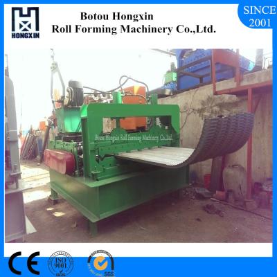 China Hydraulic Roofing Sheet Crimping Machine Cr12 Cutting System Quenching Treatment for sale