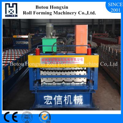 China Double Layer Roof Roll Forming Machine , Aluminum Sheet Metal Roller Machine for sale