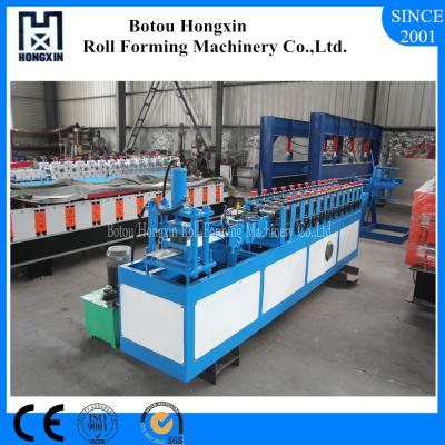 China Gear Driving Roll Forming Machines , Roller Shutter Machine For Galvanized Profile for sale