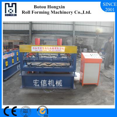 China Reliable Metal Sheet Rolling Machine , Cr12 Cutting System Metal Roof Panel Machine for sale