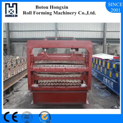 China Durable Roofing Sheet Forming Machine , Three Layer Metal Roof Roll Forming Machine for sale