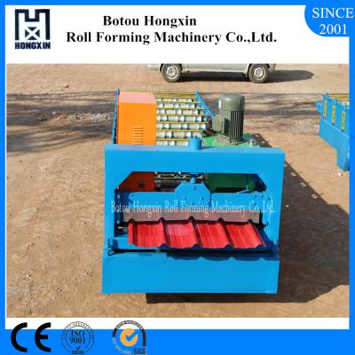 China Wall / Glazed Tile Roll Forming Machine With Autoamtic Motor Profile for sale