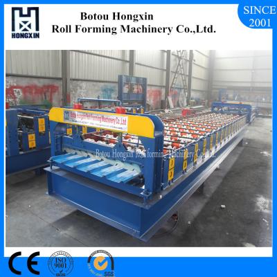 China PLC Control Roofing Sheet Roll Forming Machine , Automatic Roller Forming Machine for sale