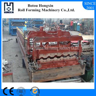 China Colored Steel Glazed Tile Roll Forming Machine Bamboo Shape 1080mm Cover Width for sale