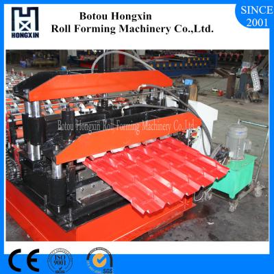 China Step Tile Double Layer Roll Forming Machine High Efficient Hydraulic Pump for sale