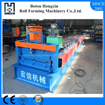 China Joint Hidden Metal Roof Forming Machine , PLC Control Metal Roofing Roll Former for sale