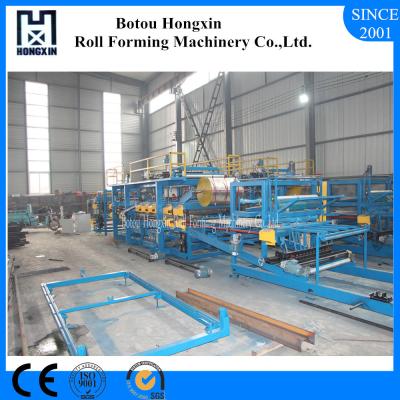 China Composite Tile Sandwich Panel Machine , Trapezoidal Sheet Roll Forming Machine Line for sale