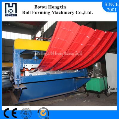 China Hydraulic Type Roofing Sheet Crimping Machine 0.3 - 0.8mm Processed Thickness for sale