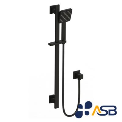 China No Turnout Adjustable Bathroom Shower Sliding Rail, Shower Head Holder Set, Shower Slide Bar Shower Set for sale