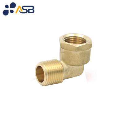 China Plumb fitting screwed elbow male x brass female for sale