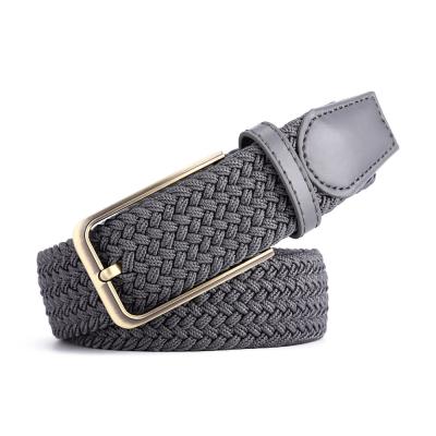 China 240pcs Ladies Wide Elastic Belts 3.5cm Mens Braided Belts For Jeans for sale