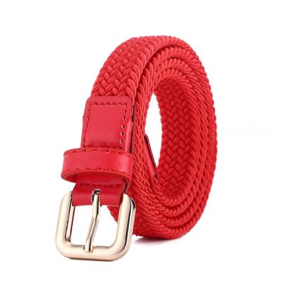 China Woman Polypropylene Braided Fabric Belt Woven Waist Jeans 90cm for sale